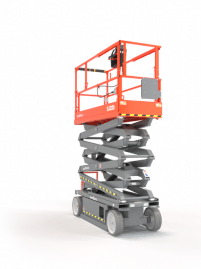 Gabelstapler, Arbeitsbühne, Treppensteiger, Sackkarre, Service München Linde, Manitou, Zonzini News, 10 m Elektro Scherenbühne Skyjack SJIII 3226