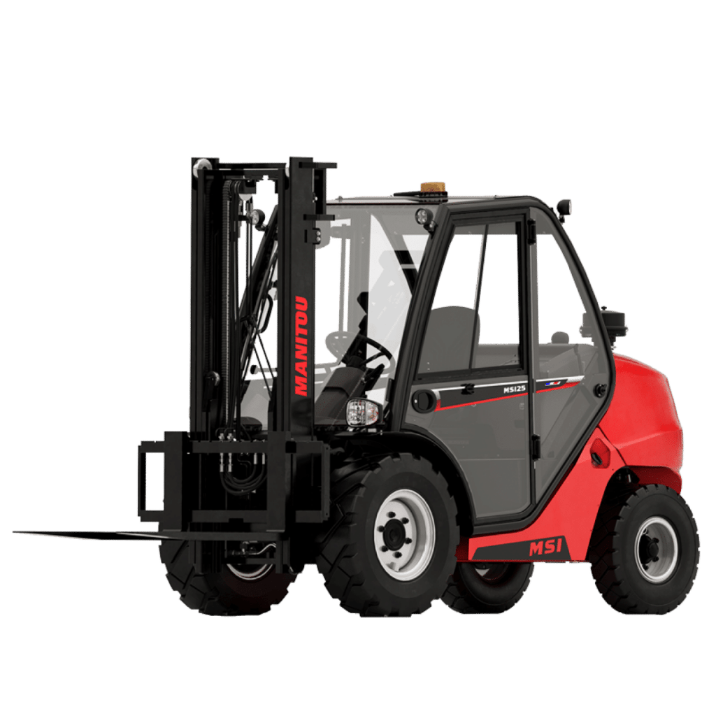 Gabelstapler, Arbeitsbühne, Treppensteiger, Sackkarre, Service München Linde, Manitou, Zonzini News, Geländestapler MSI 30