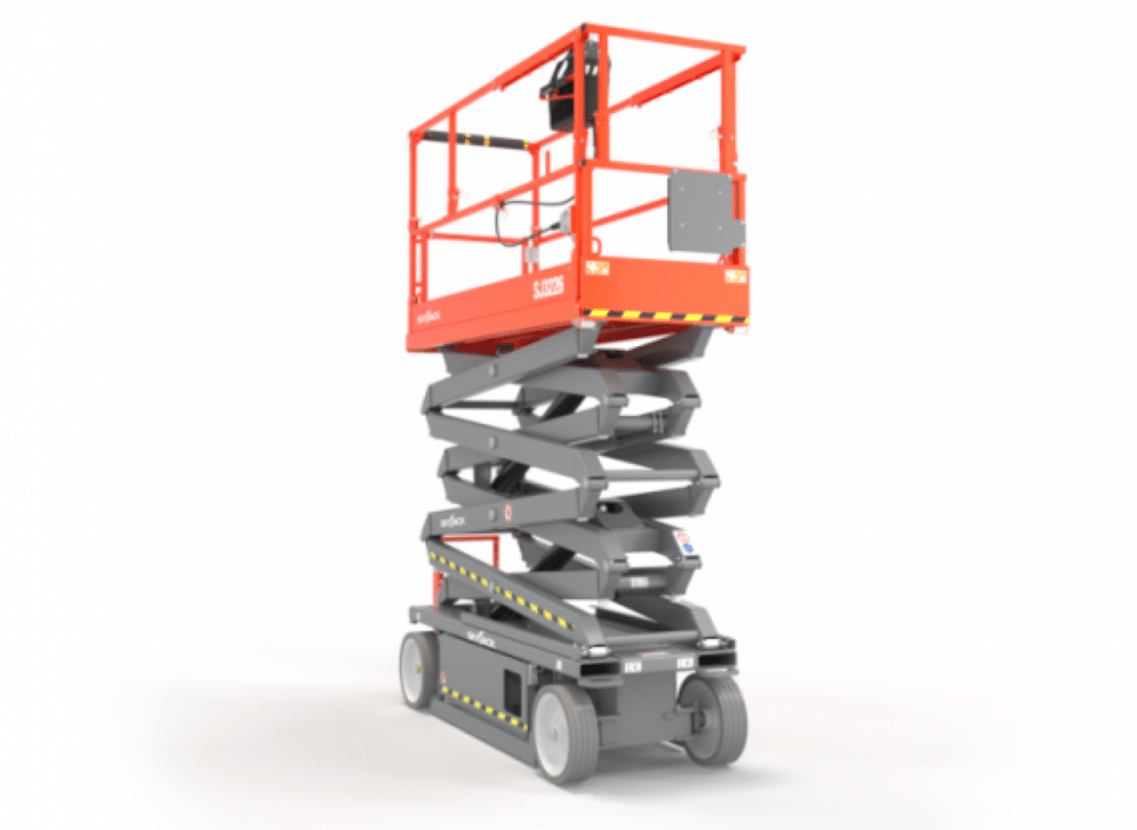 Gabelstapler, Arbeitsbühne, Treppensteiger, Sackkarre, Service München Linde, Manitou, Zonzini News, 10 m Elektro Scherenbühne Skyjack SJIII 3226