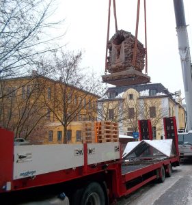 Gabelstapler, Arbeitsbühne, Treppensteiger, Sackkarre, Service München Linde, Manitou, Zonzini News, Antike Wasserstraße Umzug 01